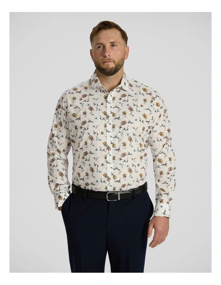Carter Floral Shirt in White image 1