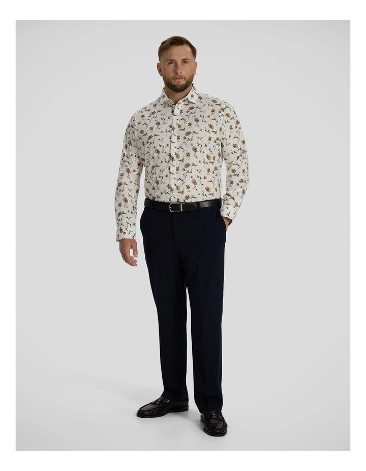 Carter Floral Shirt in White image 4