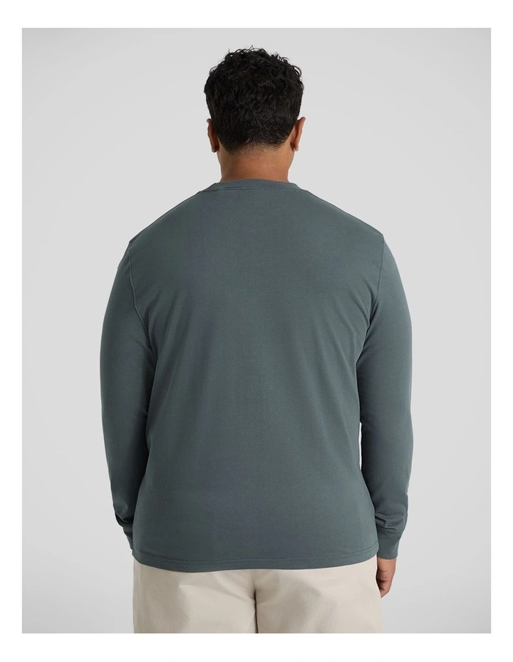 Classic Heavy Long Sleeve Tee in Slate image 2