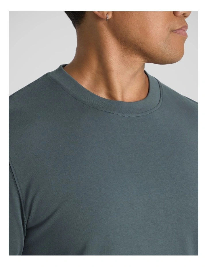 Classic Heavy Long Sleeve Tee in Slate image 3