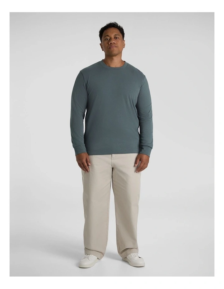 Classic Heavy Long Sleeve Tee in Slate image 4