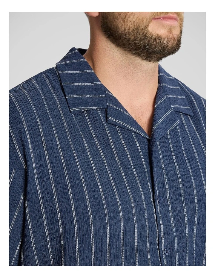 Sawyer Relaxed Fit Shirt in Indigo image 3