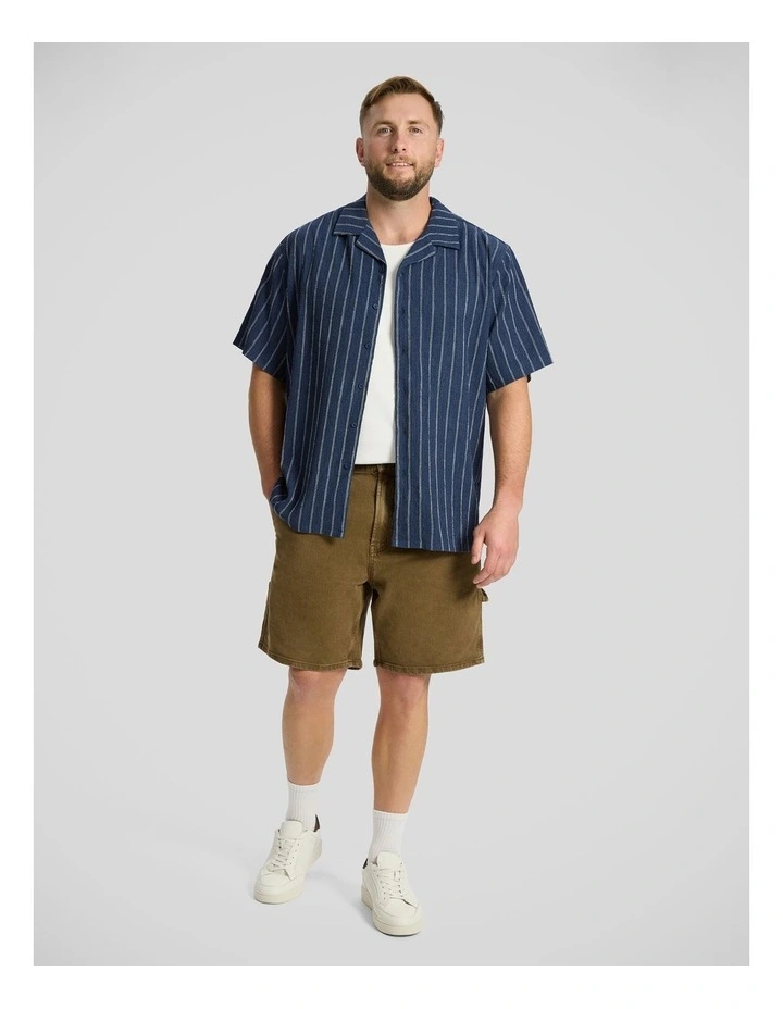 Sawyer Relaxed Fit Shirt in Indigo image 4