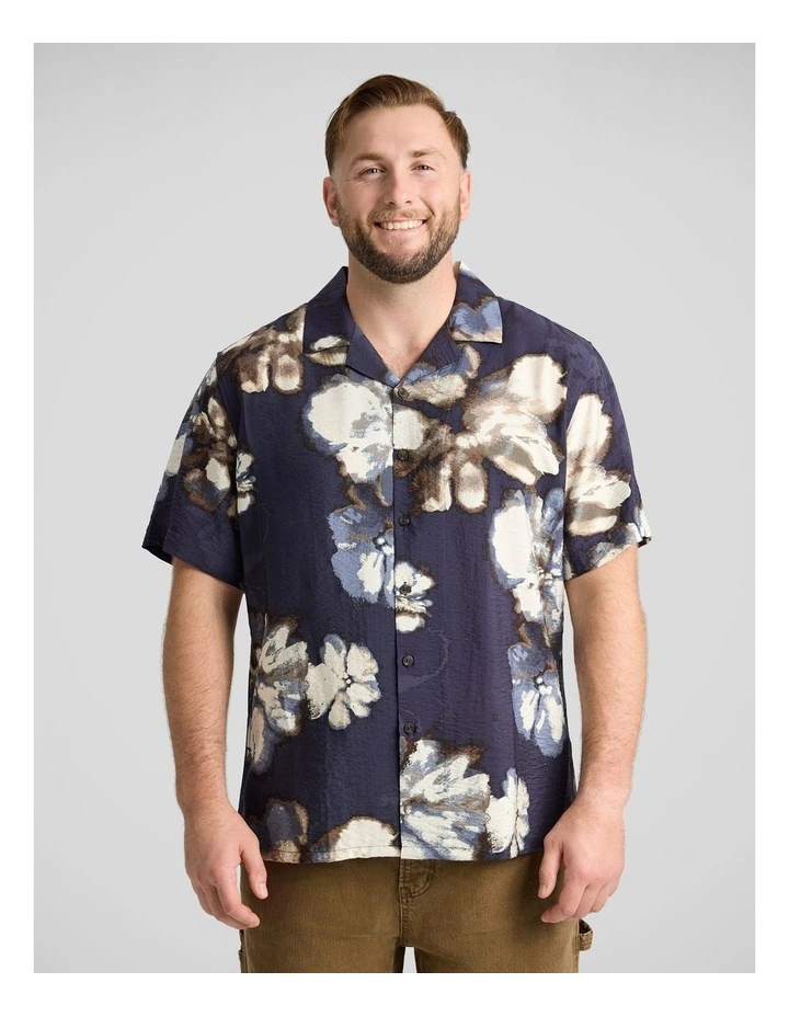 Rocco Relaxed Shirt in Navy image 1