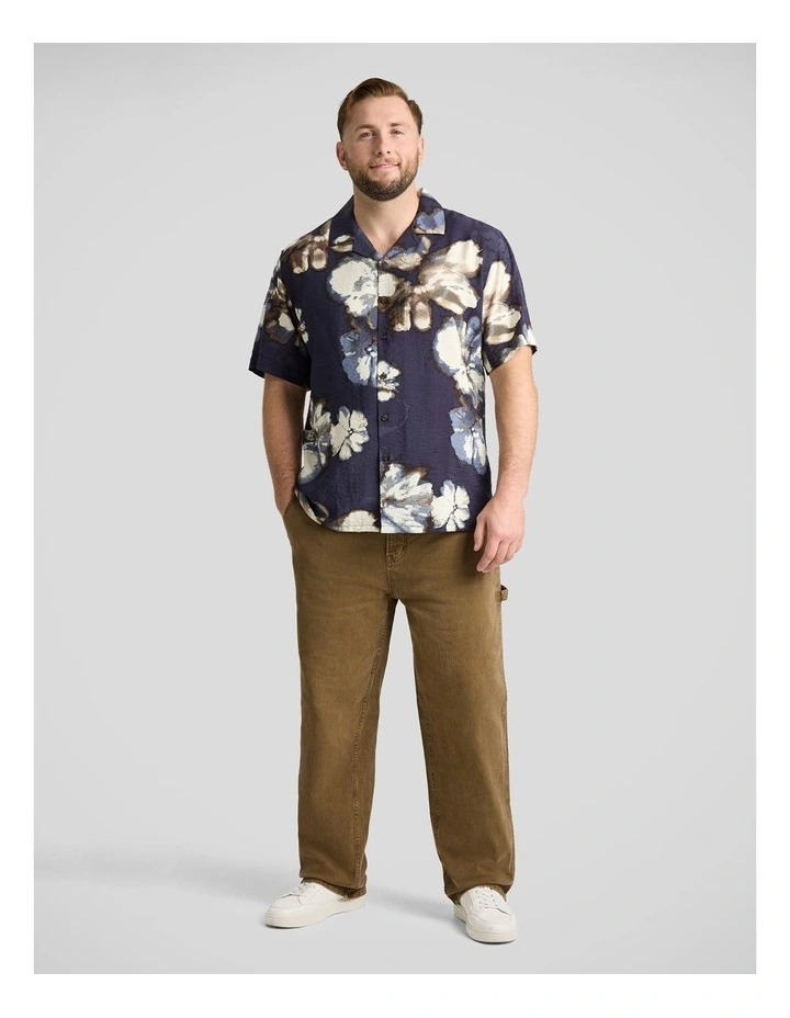 Rocco Relaxed Shirt in Navy image 4