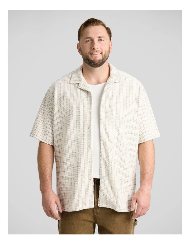 Chandler Relaxed Shirt in Cream image 1