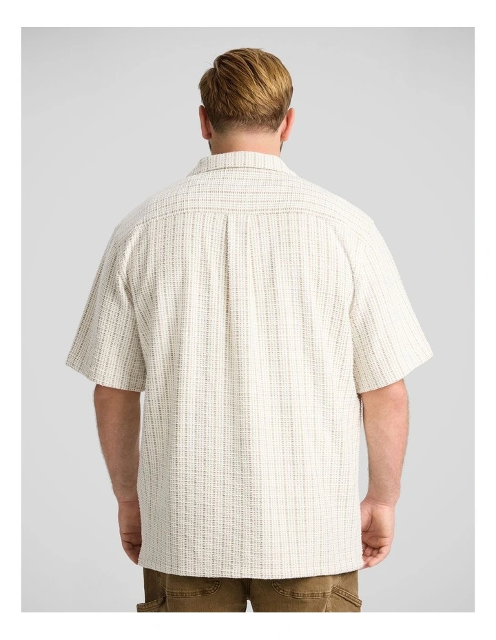 Chandler Relaxed Shirt in Cream image 2