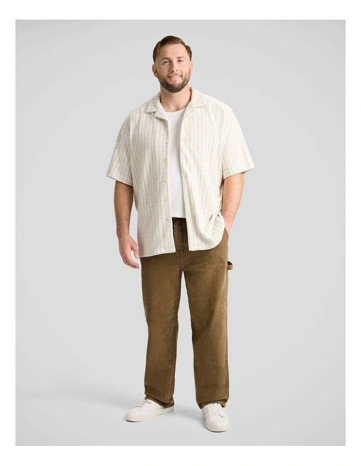 Chandler Relaxed Shirt in Cream image 4