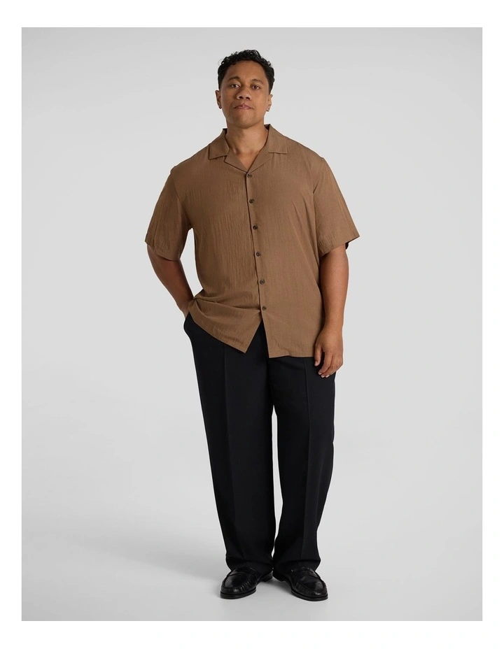 Norris Relaxed Fit Shirt in Bronze image 4