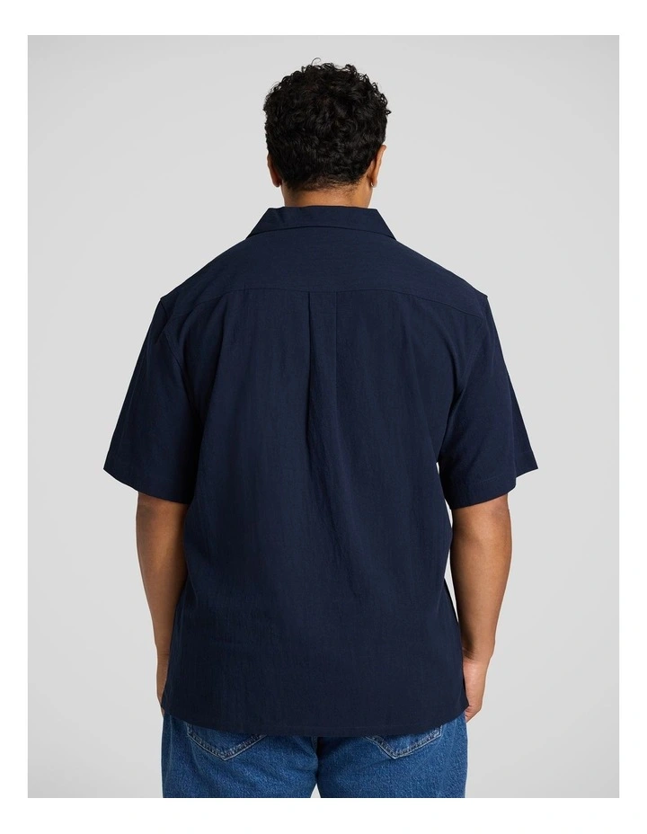 Barnaby Relaxed Fit Shirt in Navy image 2