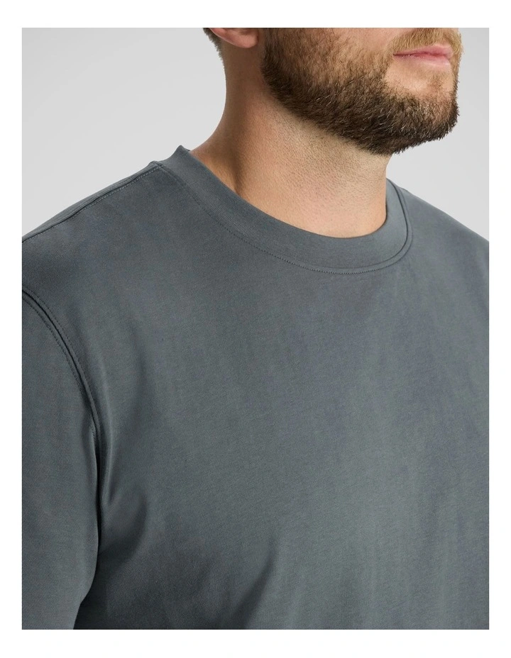 Classic Heavy Weight Tee in Slate image 3