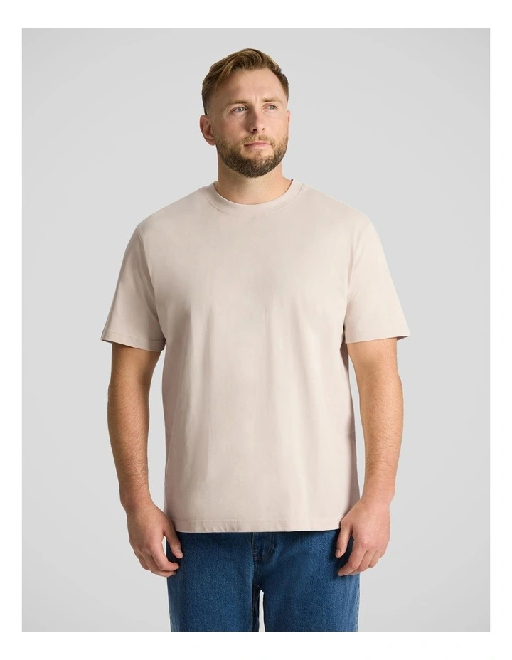 Classic Heavy Weight Tee in Bone image 1