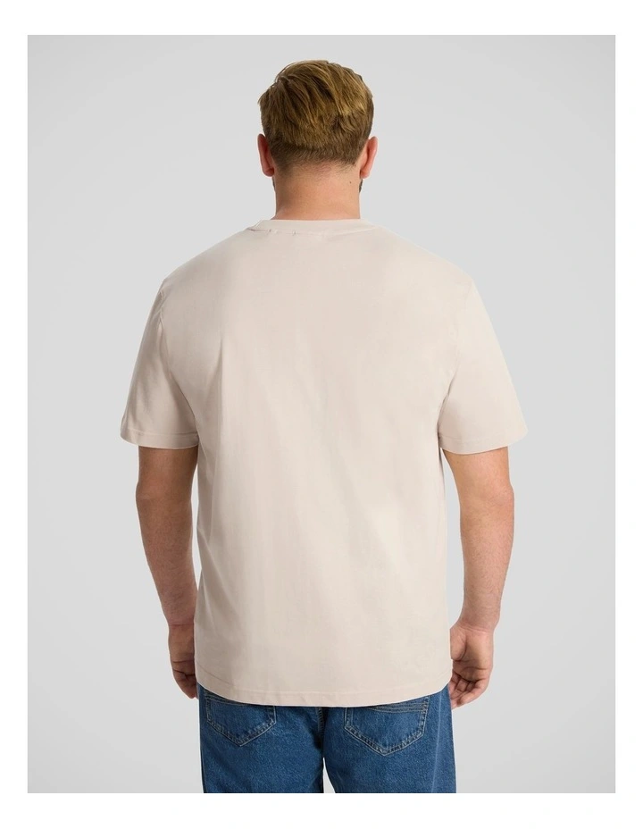 Classic Heavy Weight Tee in Bone image 2