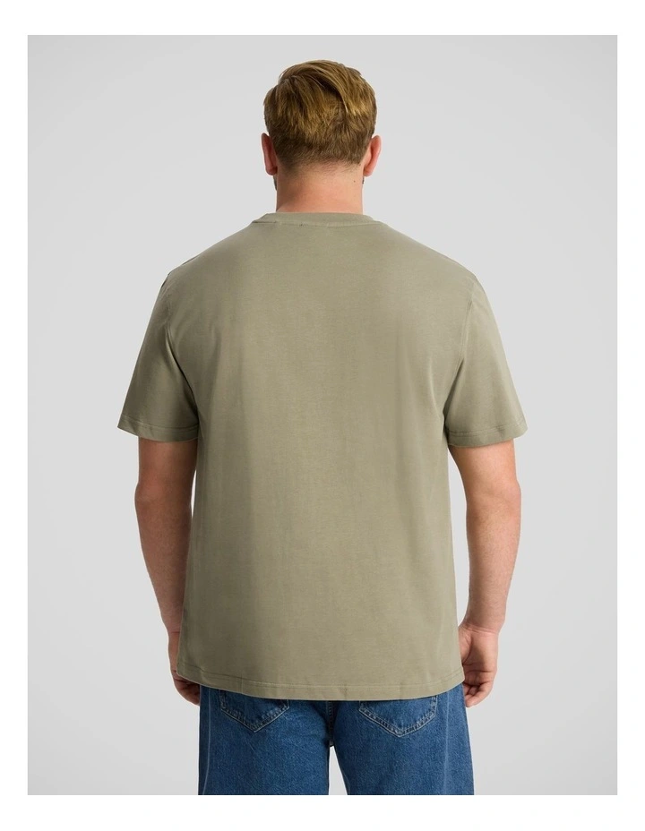 Classic Heavy Weight Tee in Moss image 2