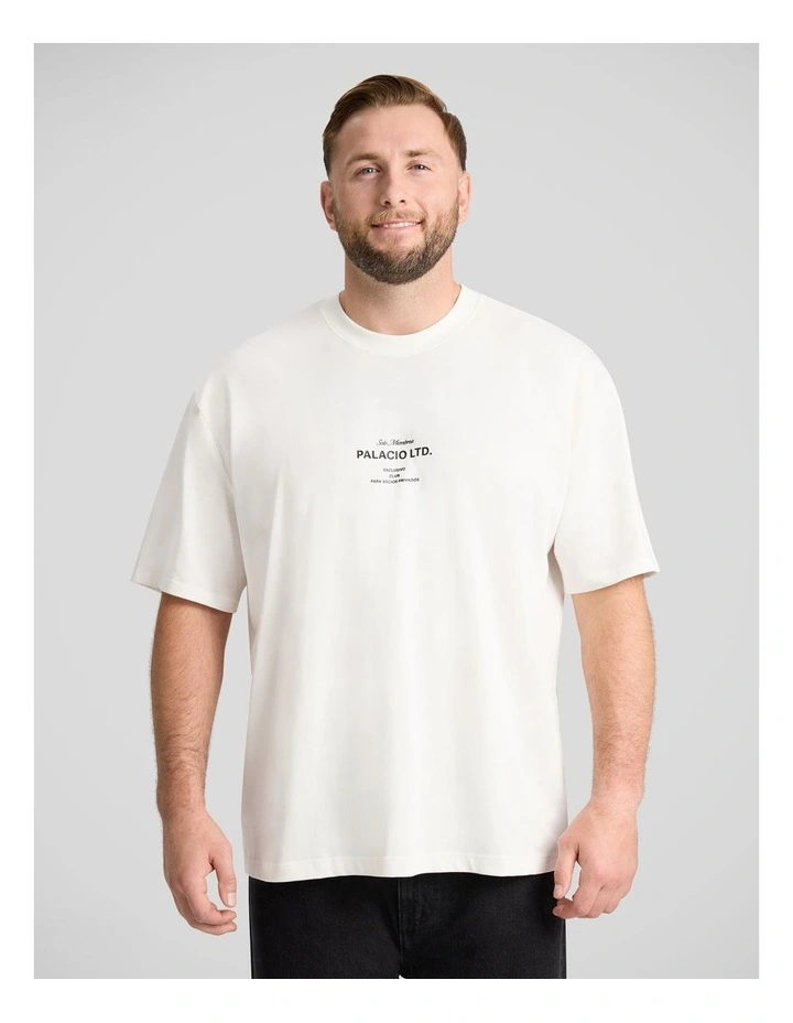 Palais Relaxed Fit Tee in Ivory image 1