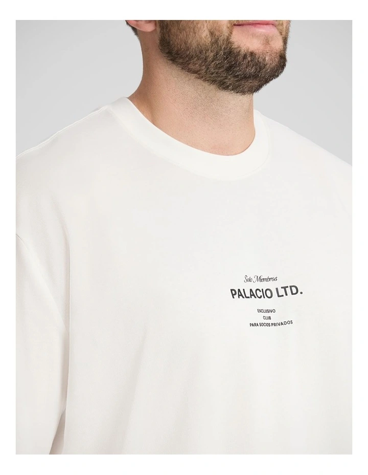 Palais Relaxed Fit Tee in Ivory image 3