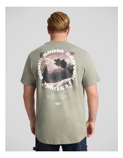 Scenic Longline Tee in Sage