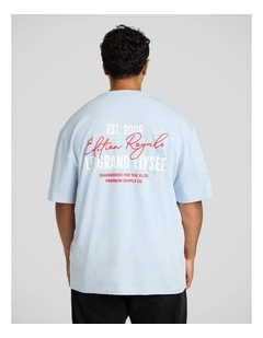 Supply Relaxed Fit Tee in Light Blue