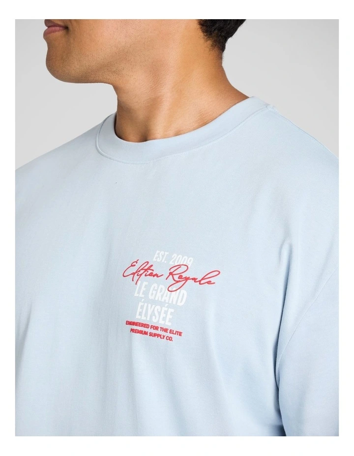 Supply Relaxed Fit Tee in Light Blue image 3