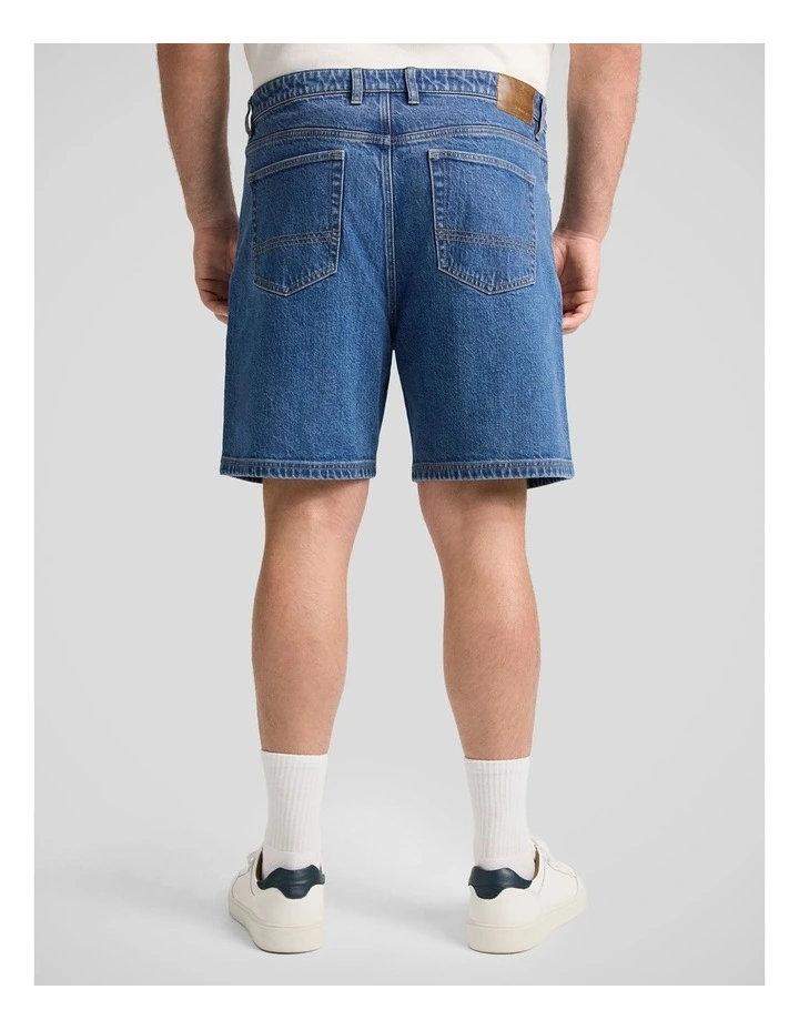 Denzel Denim Short in Dark Wash image 2