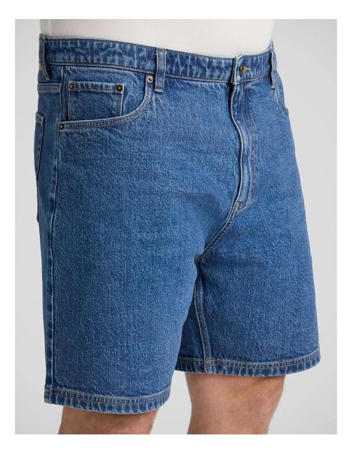 Denzel Denim Short in Dark Wash image 3