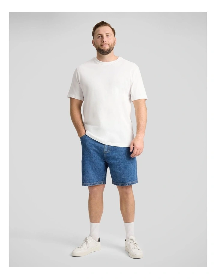 Denzel Denim Short in Dark Wash image 4