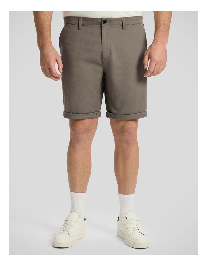 Charlie Canvas Short in Walnut image 1