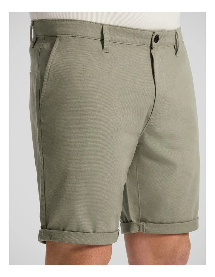 Charlie Canvas Short in Moss image 3