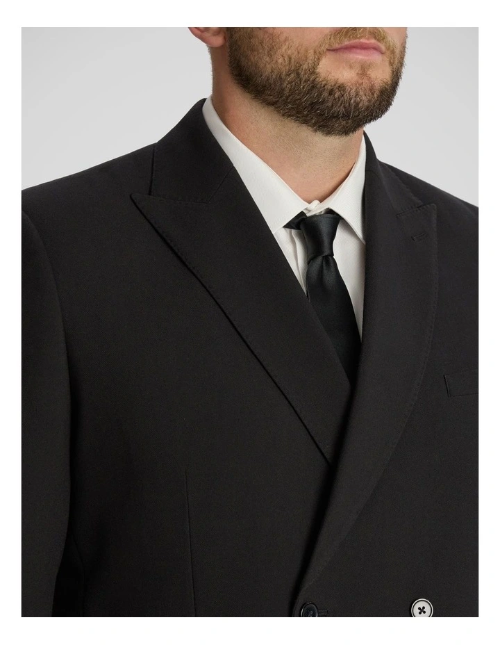 Soho Double Breasted Jacket in Black image 3