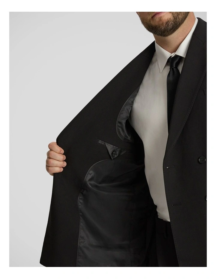 Soho Double Breasted Jacket in Black image 6