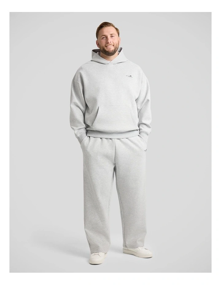 Tech Relaxed Fit Hoodie in Grey Marle image 4