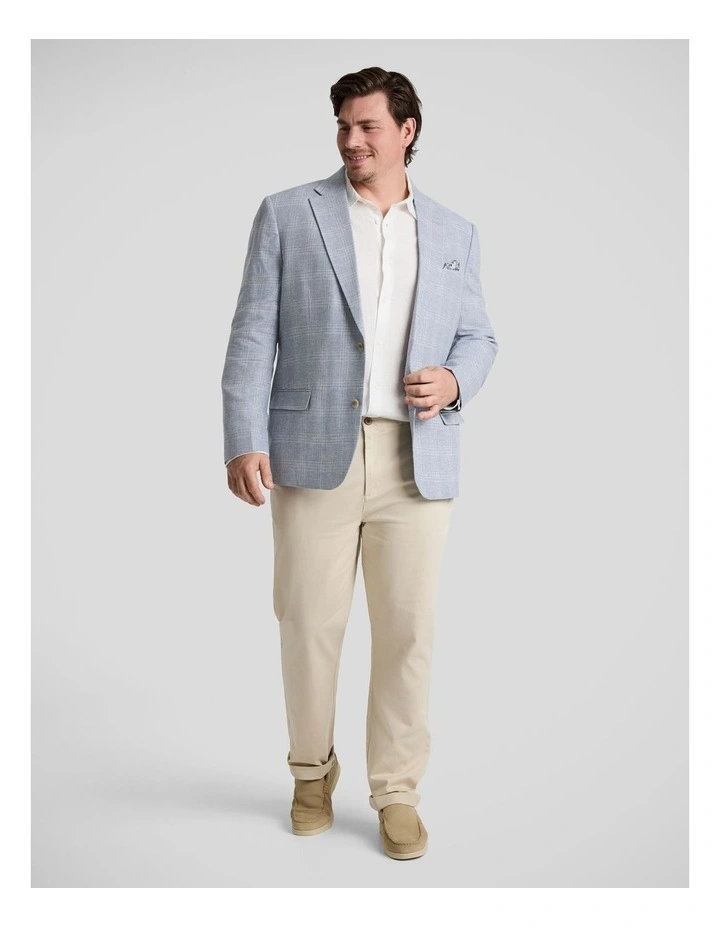 Alexander Check Blazer in Blue image 4
