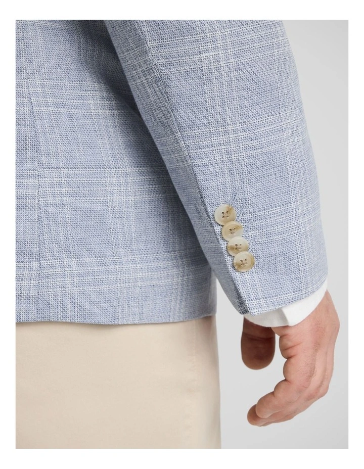 Alexander Check Blazer in Blue image 6