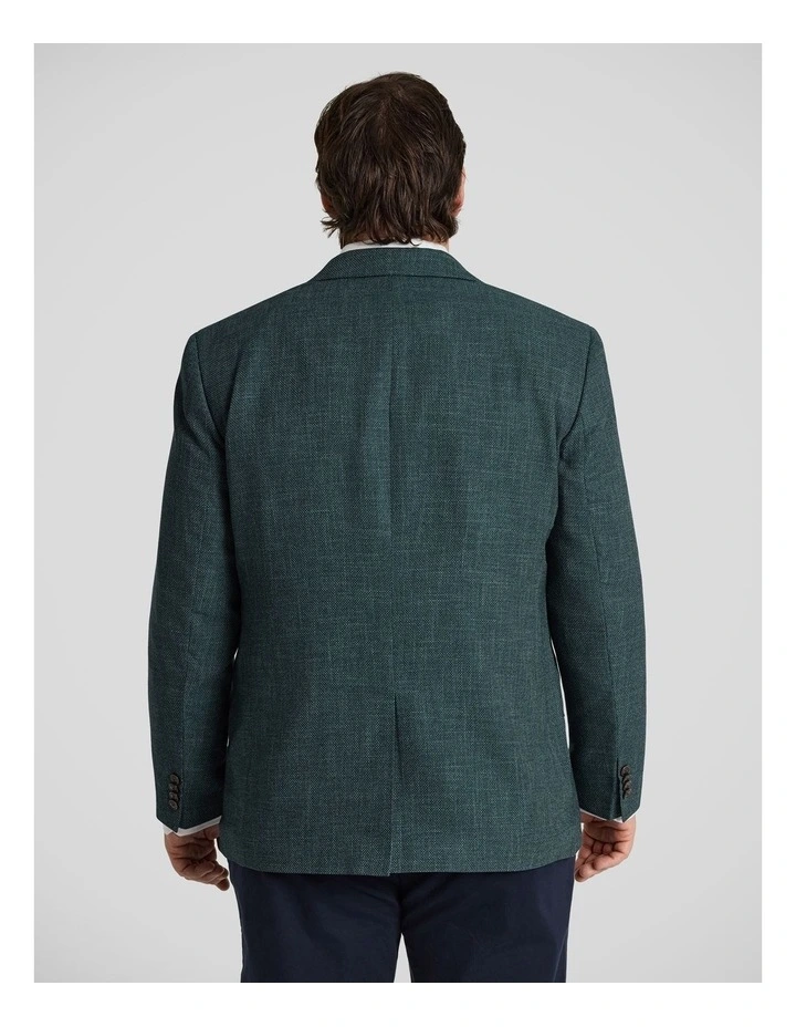 Liam Textured Blazer in Teal image 2