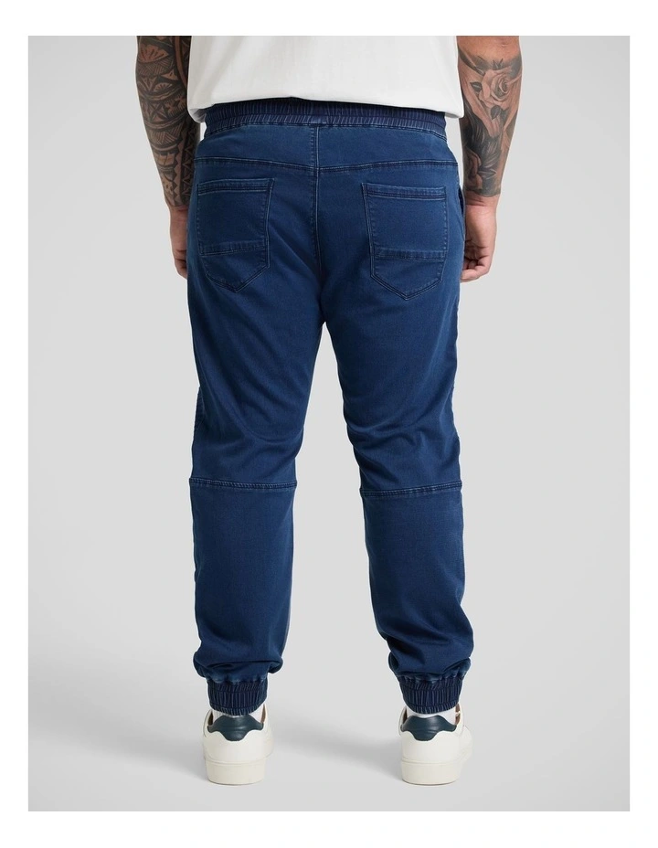 Max Moto Knit Cuff Pant in Dark Ink image 2