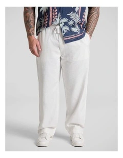 Shoreline Linen Pant in White