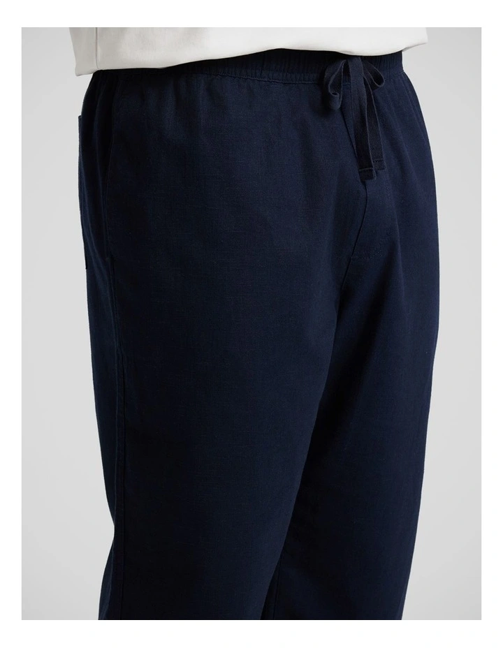 Shoreline Linen Pant in Ink image 3