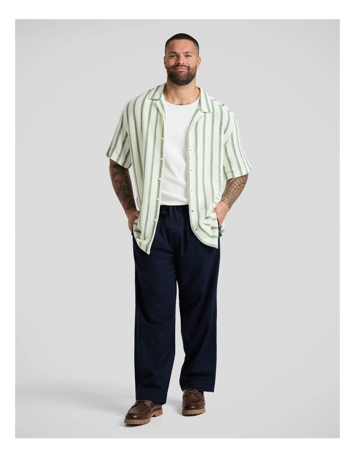 Shoreline Linen Pant in Ink image 4