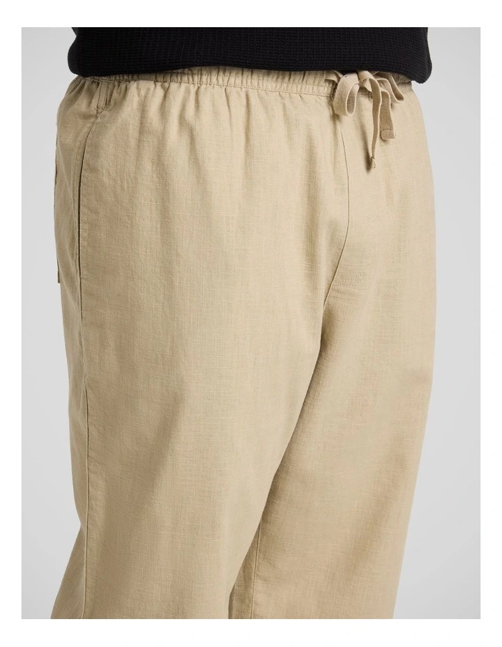 Shoreline Line Pant in Straw image 3