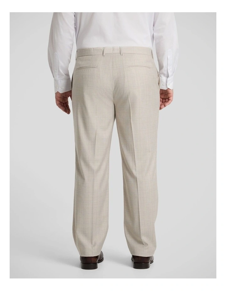 Baker Check Dress Pant in Stone image 2