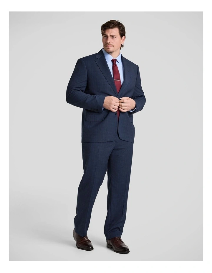 Darby Check Dress Pant in Royal Blue image 4