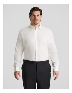 Gaston French Cuff Dress Shirt in White