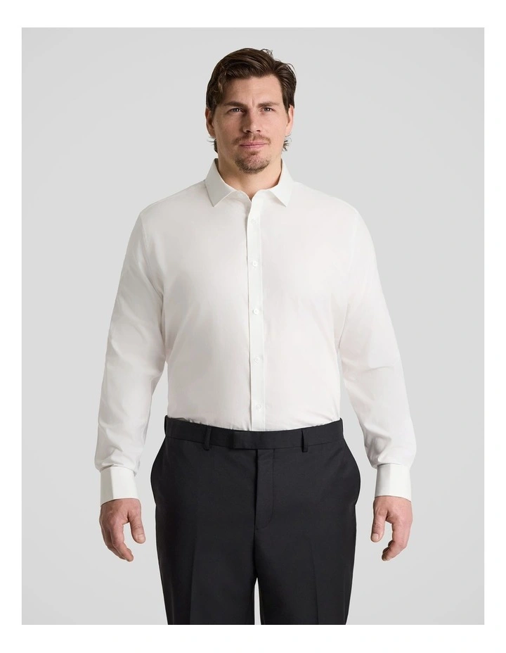Gaston French Cuff Dress Shirt in White image 1