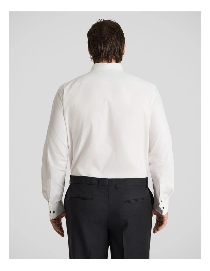 Gaston French Cuff Dress Shirt in White image 2