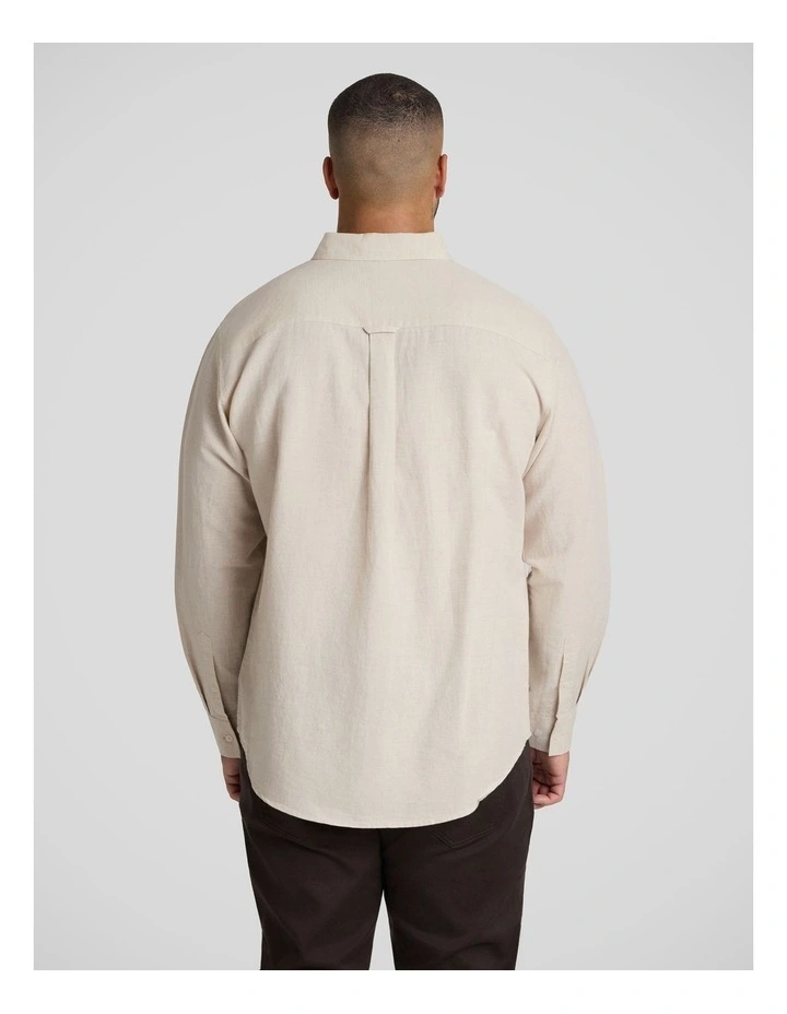 Anders Linen Shirt in Wheat image 2