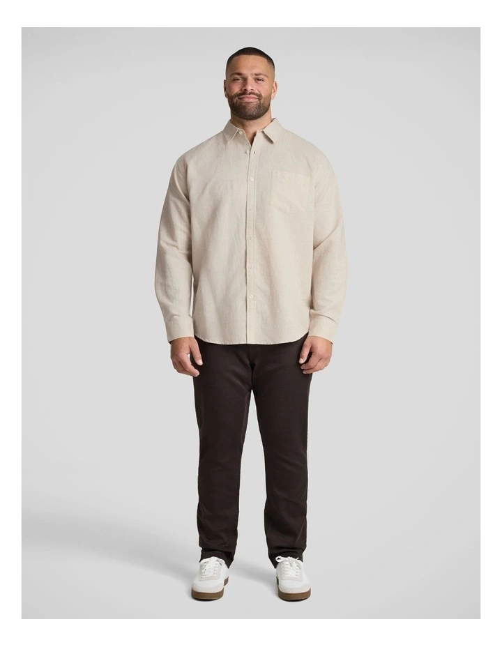 Anders Linen Shirt in Wheat image 4