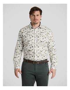 Baillie Floral Shirt in White