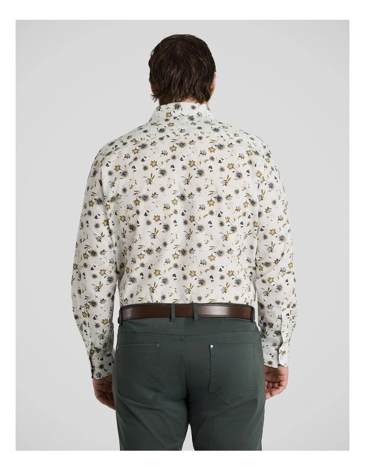 Baillie Floral Shirt in White image 2