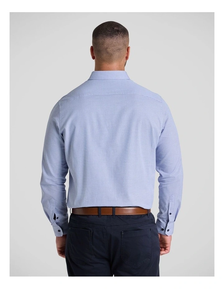 Bentley Dobby Smart Shirt in Blue image 2