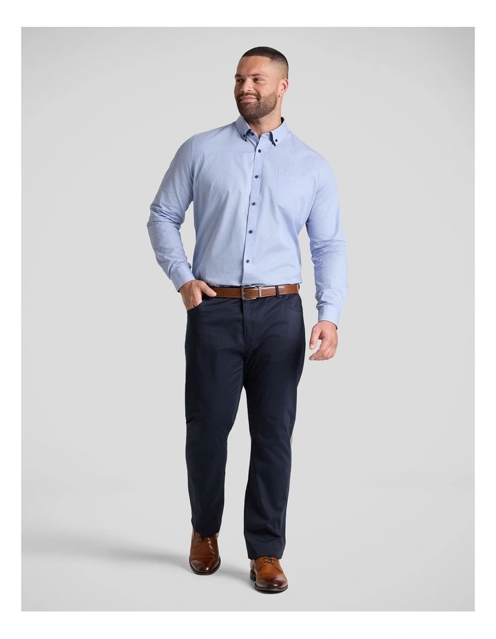 Bentley Dobby Smart Shirt in Blue image 4